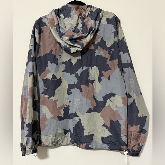 LRG men’s size small lightweight full zip camouflage windbreaker rain jacket - Picture 3 of 11